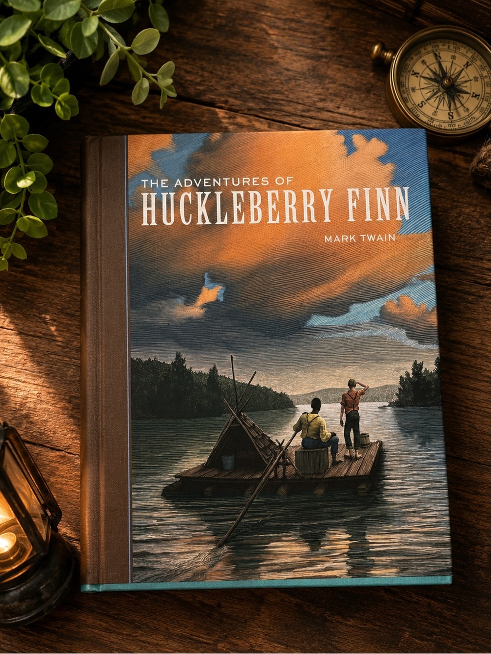 Mark Twain Huckleberry Finn Sterling Classics Illustrated Hardcover